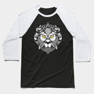 Ornate Monkey Baseball T-Shirt